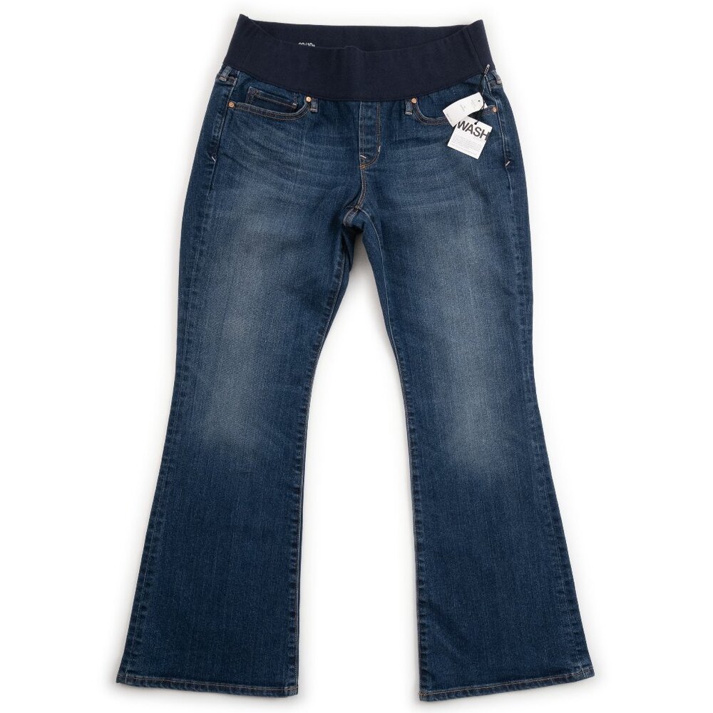 NEW GAP Maternity Sexy Boot bootcut blue jeans size 30